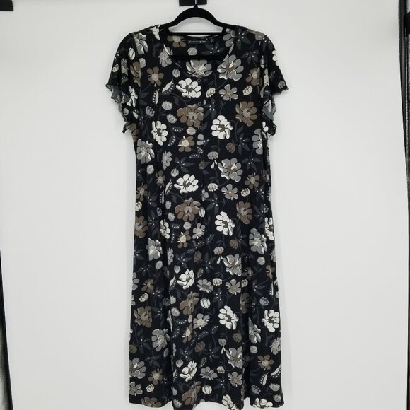 Gudrun Sjoden Dresses & Skirts - Gudrun Sjoden Neutral Floral Dress -L- Lagenlook, Cottagecore, Prairie & More